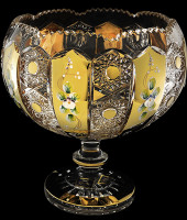 Салатник на ножке 16 см, хрусталь, Aurum Crystal s.r.o.
