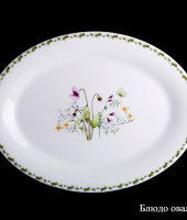 Блюдо овальное «Филд Флауэр», 36.6 см, Hankook
