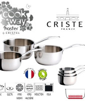 Набор из 3 ковшей, CookWay Master, 16-18-20 см, Cristel