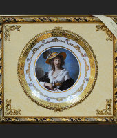 Панно с тарелкой "Дама в шляпе", Arte Casa