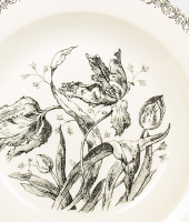 Блюдо круглое "Тюльпаны", Gien     