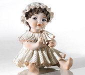 Фарфоровая кукла "Аделина", Sibania