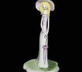 Скульптура "Дама в розовым с зонтиком", Zampiva