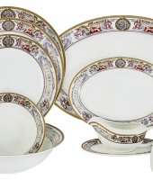 Обеденный сервиз 50/12 "Мельпомена", Emerald            