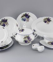 Столовый сервиз 25/6 Мэри-Энн "Сливы", 2408, Leander