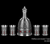 Набор для водки "Рубин", 5 предметов, 13114, Artina