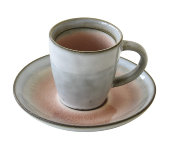Чашка с блюдцем Origin (пыльно-розовая) без инд.упаковки