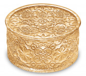 Емкость - шкатулка для сладостей "Arabesque" 12 см, золото, IVV (Italy)
