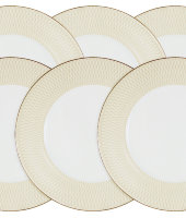 Набор из 6 обеденных тарелок Бриз Голд