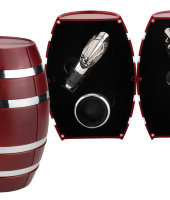 Винный набор 3 пр. Бочонок красный.