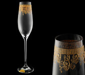 Бокал для шампанского "Celebration - Ромашковый узор", набор 6 шт, Rona
