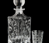 Набор для водки Laurus, хрустальное стекло, RCR Cristalleria Italiana