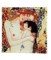 Тарелка квадратная Мать и дитя (Г.Климт)