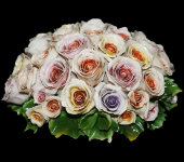 Декоративный букет с розами, Artigiano Capodimonte