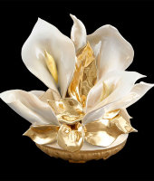 Декоративная композиция "Каллы в корзине", Ahura