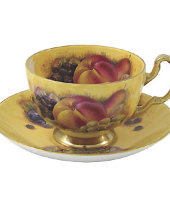 Чашка с блюдцем "Orchard Gold", Aynsley 