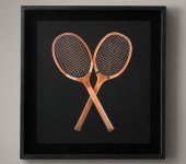 Картина "Теннисные ракетки", Restoration Hardware