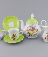 Чайный сервиз 15/6 Мэри-Энн "Спелые яблоки", 2412, Leander