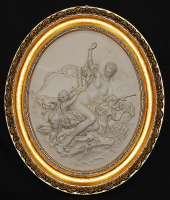 Барельеф "Венера и купидон", Porcellane Principe