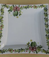 Салатник квадратный 20 см Мэри-Энн "Шишки", 2574, Leander