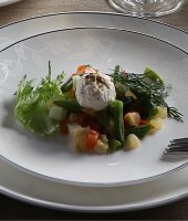 Столовый сервиз "Пион белый" 24/6, Royal Aurel