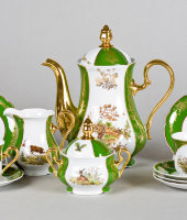 Кофейный сервиз 15/6 Мэри-Энн "Царская охота", 0763, Leander