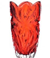 Ваза 28см "Flora" red, Aurum Crystal s.r.o.