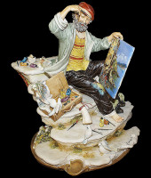 Статуэтка "Художник",  Venere Porcellane d'Arte