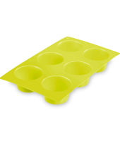 Форма для 6-ти маффинов, зелёный, серия Silicone, Westmark