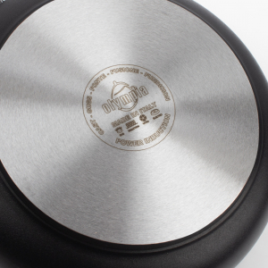 411.24 Сковорода глубокая с антипригарным покрытием, 24 см, литой алюминий с алмазным порошком, черный item