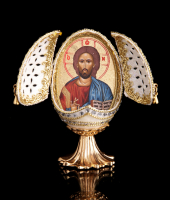 Яйцо-икона Иисус, белое, Credan S.A., 350075