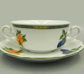 Набор чашек для супа, 6 шт, Мэри-Энн "Фруктовый сад", 080H, Leander