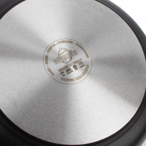 411.28 Сковорода глубокая с антипригарным покрытием, 28 см, литой алюминий с алмазным порошком, черный item