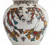 Кремонская ваза  "Лошади ветра", Gien     