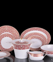 Столовый сервиз 24/6 "Помпеи", Hankook Prouna