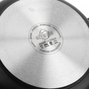 413.24 Сотейник с двумя ручками с антипригарным покрытием, 24 см, литой алюминий с алмазным порошком, черный item