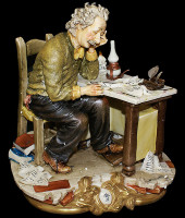 Статуэтка "Энштейн", Venere Porcellane d'Arte