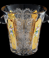 Ведро для льда, хрусталь с лепкой, Aurum Crystal