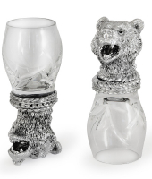 Набор из 6-стопок для водки Медведь