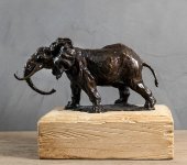 Слон Миниатюра бронза , RESTORATION HARDWARE