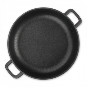 413.28 Сотейник с двумя ручками с антипригарным покрытием, 28 см, литой алюминий с алмазным порошком, черный item