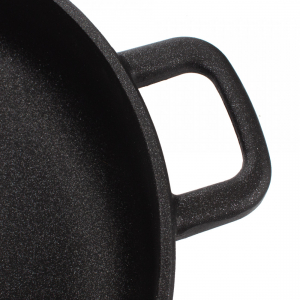 413.28 Сотейник с двумя ручками с антипригарным покрытием, 28 см, литой алюминий с алмазным порошком, черный item