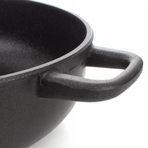 413.28 Сотейник с двумя ручками с антипригарным покрытием, 28 см, литой алюминий с алмазным порошком, черный item