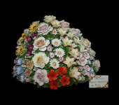 Декоративная композиция "Цветы", Artigiano Capodimonte