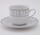 Чайный набор на 6 персон, Сабина "Серый орнамент", 1013, Leander