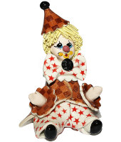 Статуэтка "Сидящий клоун в колпаке", Zampiva