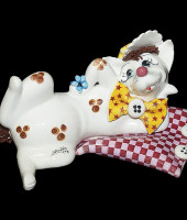 Статуэтка "Собака лежащая на подушке", Zampiva