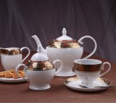 Чайный сервиз "Дерби" на 6 персон, Royal Aurel