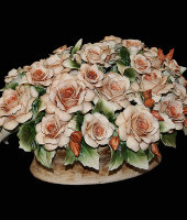 Статуэтка "Розы", 2010/6/cream, Artigiano Capodimonte