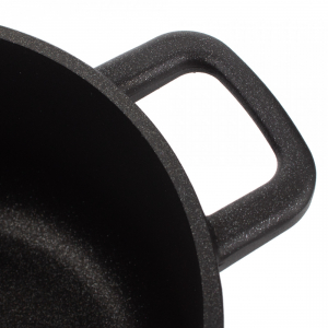 415.20 Кастрюля с антипригарным покрытием, 20 см, 3.5 л, литой алюминий с алмазным порошком, черный item